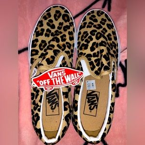 Leopard Print Slip on Vans Size 8 Women’s / 6.5 Men’s